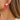 Push Back Stud Earring - Brass - Acrylic - 316stainless steel stud - 18k real gold plating - 6.3g - MJ106296 - minjuanrong.com.tr