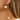 Push Back Stud Earring - Brass - Walnut Wood - 18k real gold plated - 9.3g. - MJ900766 - minjuanrong.com.tr