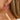 Push Back Stud Earring - Brass - Acrylic - 316 Stainless Steel Stud - 18k Real Gold Plating - 7.4gr - MJ900259 - minjuanrong.com.tr