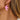 Huggie Hoop Wire Earring - 201 Stainless Steel - Acrylic - Gold Tone Plating - 5.3gr - MJ900652 - minjuanrong.com.tr