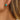 Push Back Stud Earring - Brass - Cubic Zircon - Enamel - 316 Stainless Steel Stud - 18K Real Gold Plating - 2.1gr - MJ104384 - minjuanrong.com.tr