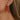 Push Back Stud Earring -Brass - 316 Stainless Steel Stud - 18K Real Gold Plating - Red Rubber paint - 4.5g - MJ106061 - minjuanrong.com.tr