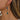 Wire Hook Earring - Brass - Blue Apatite  - Natural Stone - 18K Real Gold Plating - 9.4g. - MJ106072 - minjuanrong.com.tr