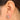 Push Back Stud Earring - Brass - 316 Stainless Steel Stud - 18k real white gold plated brass - 3.7gr - MJ102110 - MinjuanRong
