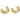 Push Back Stud Earring - Brass - 316 Stainless Steel Stud - 18k real gold plating - 11.8gr - MJ102919 - MinjuanRong