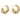 Push Back Stud Earring - Brass - 316 Stainless Steel Stud - 18K Real Gold Plating - 10.3gr - MJ102923 - MinjuanRong