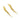 Push Back Stud Earring - Brass - Silver Stud - 18k Real Gold Plating - 10.09gr. - MJ101153 - MinjuanRong