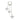 Huggie Hoop Wire Earring - Brass - Cubic Zircon - 18K Real White Gold Plating - 5.3gr - MJ104051 - MinjuanRong