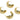 Push Back Stud Earring - Brass - 316 Stainless Steel Stud - 18K Real Gold Plating - 10.9gr - MJ103069 - MinjuanRong