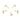 Push Back Stud Earring - Brass - Steel Stud - 18k Real Gold Plating - 2.43gr - MJ201119 - MinjuanRong