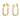 Push Back Stud Earring - Brass - 925 silver stud - 18K Real Gold Plating - 4.6gr - MJ103037 - MinjuanRong