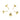 Push Back Stud Earring - Brass - 316 Surgical Stainless Steel - 18k Real Gold Plating - 3.2gr - MJ200827 - MinjuanRong