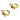 Huggie Hoop Wire Earring - Brass -Zircon - 18k Real Gold Plating - 4.5gr - MJ201870 - MinjuanRong