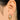 English Lock Earring - Brass - Zircon - 18K Real Gold Plating - 5.8gr - MJ101651 - MinjuanRong