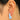 Huggie Hoop Wire Earring - Brass - Enamel - 18K Real Gold Plating - 6.7gr - MJ103138 - MinjuanRong
