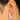 Huggie Hoop Wire Earring - Brass - Enamel - 18K Real Gold Plating - 6.7gr - MJ103139 - MinjuanRong