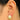 Push Back Stud Earring - Brass - Enamel - 18K Real Gold Plating - 4.3gr - MJ103152 - MinjuanRong