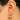 Push Back Stud Earring - brass - 316 stainless steel surgical stud - 18k Real Gold Plating - 9.04gr - MJ200821 - MinjuanRong
