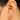 Push Back Stud Earring - Brass - 316 Surgical Stainless Steel - 18k Real Gold Plating - 3.2gr - MJ200827 - MinjuanRong