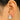 Push Back Stud Earring - Brass - Imitation Silver Stud - Sea Shell - Pearl - Cubic Zircon - 18K Real White Gold Plating - 3.4gr - MJ103122 - MinjuanRong