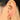 Huggie Hoop Wire Earring - Stainless Steel - 316 stainless steel stud - Gold Tone Vacuum  Plating - 5.2gr - MJ101111 - MinjuanRong