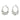 Clasp Back Earrings - Brass - 925 Silver Stud - 18K Real White Gold Plating - 5.5gr - MJ103112 - MinjuanRong