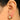 Huggie Hoop Wire Earring - Brass - Brass Stud - 18k Real Gold Plating - 5.7gr - MJ201854 - MinjuanRong