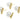 Push Back Stud Earring - Imitation Silver Stud - Brass - Sea Shell - 18K Real Gold Plating - 2.1gr - MJ102981 - MinjuanRong