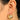 Hinged Back Earring - Brass - Brass Stud - 18k Real Gold Plating - 16.6gr -  MJ201749 - MinjuanRong
