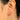 Huggie Hoop Wire Earring - Brass - Brass Stud - Zircon - 18k Real Gold Plating - 5.4gr - MJ201857 - MinjuanRong