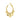 Clasp Back Earrings - Brass - 925 Silver Stud - 18K Real Gold Plating - 5.5gr - MJ103111 - MinjuanRong