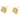Push Back Stud Earring - Brass -  Imitation Silver Stud - Sea Shell - 18K Real Gold Plating - 1.7gr - MJ102880 - MinjuanRong