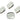Push Back Stud Earring - Brass - 316 Stainless Steel Stud - 18K Real White Gold Plating - 11.7gr - MJ103948 - MinjuanRong