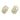 Push Back Stud Earring - Brass - Imitation Silver Stud - Imitation Pearls - Opal Stone - Enamel - 18K Real Gold Plating - 5.3gr - MJ102984 - MinjuanRong