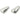 Push Back Stud Earring - Brass - 316 Stainless Steel Stud - 18K Real White Gold Plating - 11.2gr - MJ103908 - MinjuanRong