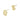 Push Back Stud Earring - Brass - 316 Stainless Steel Stud - 18k Real Gold Plating - 2.7gr - MJ101801 - MinjuanRong