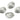 Push Back Stud Earring - Brass - 316 Stainless Steel Stud - 18K Real White Gold Plating - 26.2gr - MJ103952 - MinjuanRong