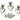Push Back Stud Earring - Brass - 316 Stainless Steel Stud - 18K Real White Gold Plating - 7.7gr - MJ103950 - MinjuanRong