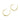 Push Back Stud Earring - BRASS - STEEL STUD - 18K Real Gold Plating - 6.3gr - MJ101292 - MinjuanRong