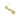 Push Back Stud Earring - Brass -  Imitation Silver Stud -  Cubic Zircon - 18K Real Gold Plating - 3.2gr - MJ102876 - MinjuanRong