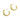 Push Back Stud Earring - Brass - Brass Stud - 18k Real Gold Plating - 8.7gr - MJ201401 - MinjuanRong