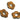 Push Back Stud Earring - Guger Tree Wood - Silver Plated Brass Stud - 4.2gr - MJ200676 - MinjuanRong