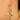 Push Back Stud Earring - Brass - 316stainless steel stud - 18k real gold plating - 22.7gr - MJ103173 - MinjuanRong