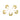 Push Back Stud Earring - brass - Imitation silver needle - 18k Real Gold Plating - 5gr - MJ200650 - MinjuanRong