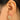 Push Back Stud Earring - Brass - 316 Stainless Steel Stud - 18K Real Gold Plated Brass - 4.5gr - MJ200394 - MinjuanRong