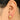 Push Back Stud Earring - Brass - Cubic Zircon - 316 Stainless Steel Stud - 18K Real Gold Plating - pink (CZ-01) - golden (CZ-05) - 4.1gr - MJ101722 - MinjuanRong