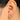 Push Back Stud Earring - BrassCubic Zircon316 Stainless Steel Stud - Golden (CZ-05) - 18K Real Gold Plating - 3.6gr  -MJ101782 - MinjuanRong