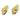 Push Back Stud Earring - Brass - 316 Stainless Steel Stud - 18K Real Gold Plating - 9gr - MJ103947 - MinjuanRong