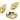 Push Back Stud Earring - Brass - 316 Stainless Steel Stud - 18K Real Gold Plating - 9gr - MJ103947 - MinjuanRong
