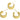 Push Back Stud Earring - Brass - 925 silver needle - 18k Real Gold Plating - 6.78gr - MJ201227 - MinjuanRong